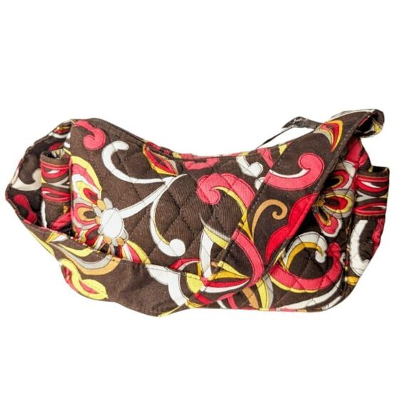 VERA BRADLEY Shoulder Bag Wristlet Sunglass Case Set In Puccini Pattern - Picture 4 of 14